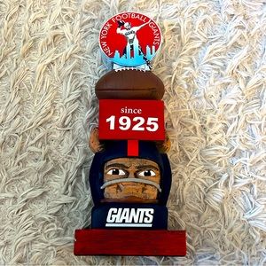 New York Giants Vintage NFL Tiki Totem Evergreen Football Statue